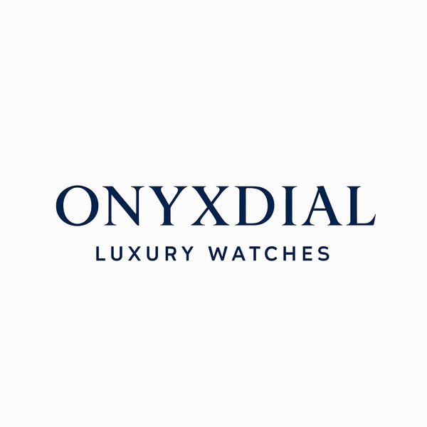 ONYXDIAL Luxury Watches logo on a white background