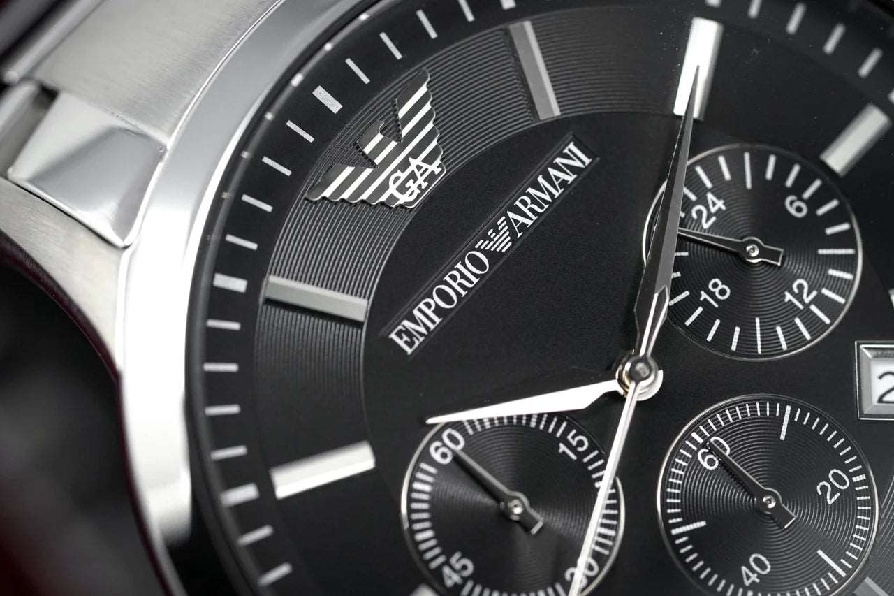 Emporio Armani AR2434 Chronograph Men's Stainless Steel Watch